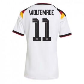 Tyskland Nick Woltemade #11 Hemmakläder Dam VM 2026 Kortärmad